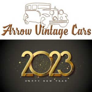 Happy New Year 2023 Arrow Vintage Cars